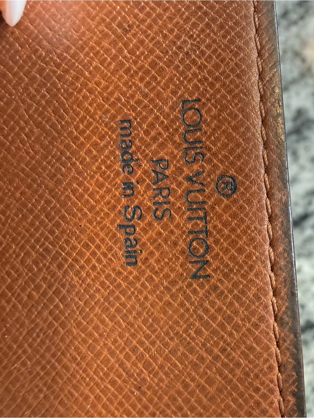 Louis Vuitton Monogram Canvas Card & Key Holder in Brown and Gold